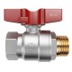 Кран кульовий MIRAYA 1/2" PN40 ЗВ (101101)