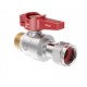 Кран з накидною гайкою MIRAYA 1/2" PN40 ЗВ