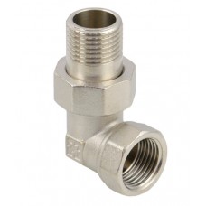 Згін-американка кутова Raftec 1/2" AS01-U нікель