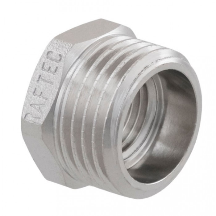 Футорка Raftec 1/2х1/4" F01001 никель