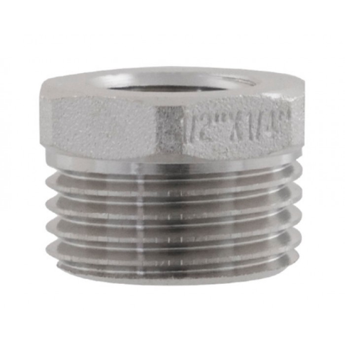 Футорка Raftec 1/2х1/4" F01001 никель
