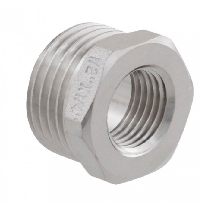 Футорка Raftec 1/2х1/4" F01001 никель