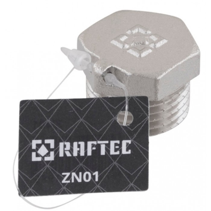 Заглушка Raftec 1/2" НР ZN01 никель