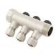 Коллектор с регулирующими вентилями Raftec 3/4"х1/2" на 3 выхода KK02013