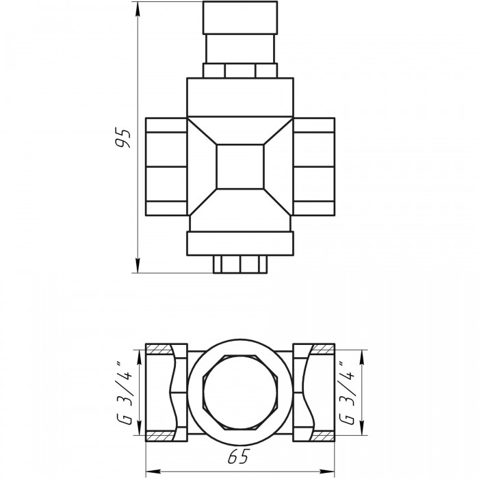 Редуктор тиску ITAP 3/4" 360 Редуктор тиску ITAP 3/4" 360