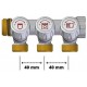 Коллектор для воды ROHO 3/4"x3/4 на 2 выхода RO0249
