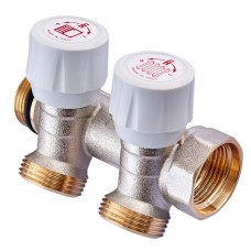 Коллектор с регулирующими вентилями ROHO R809-02 3/4"x3/4" EK (RO0249)