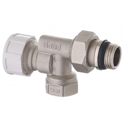 Комплект радиаторных кранов ROHO R5171-050K с термоголовкой