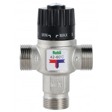Термостатический смесительный клапан ROHO R1208-075 42-60°С 3/4“