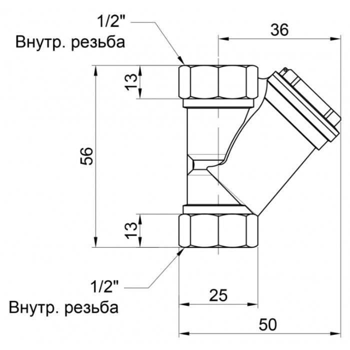 Фільтр грубої очистки косий Thermo Alliance Base SD124W15 1/2" Фільтр грубої очистки косий Thermo Alliance Base SD124W15 1/2"