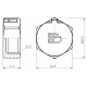 Заглушка SD Forte SF35215 1/2" ВР никель