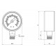 Манометр Thermo Alliance Standart SD17010B D50 мм 0-10 бар 1/4" нижнее подключение