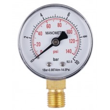 Манометр Thermo Alliance Standart SD17010B D50 мм 0-10 бар 1/4"