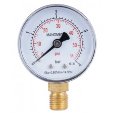 Манометр Thermo Alliance Standart SD1704B D50 мм 0-4 бар 1/4"