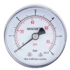 Манометр Thermo Alliance Standart SD1716B D50 мм 0-6 бар 1/4"