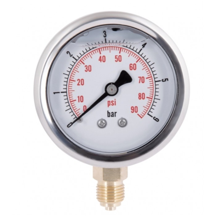 Манометр гліцериновий Thermo Alliance Forte TAF170G6B D63 мм 0-6 бар 1/4" нижнє підключення