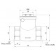 Лепестковый обратный клапан SD Plus SD242W15 1/2"