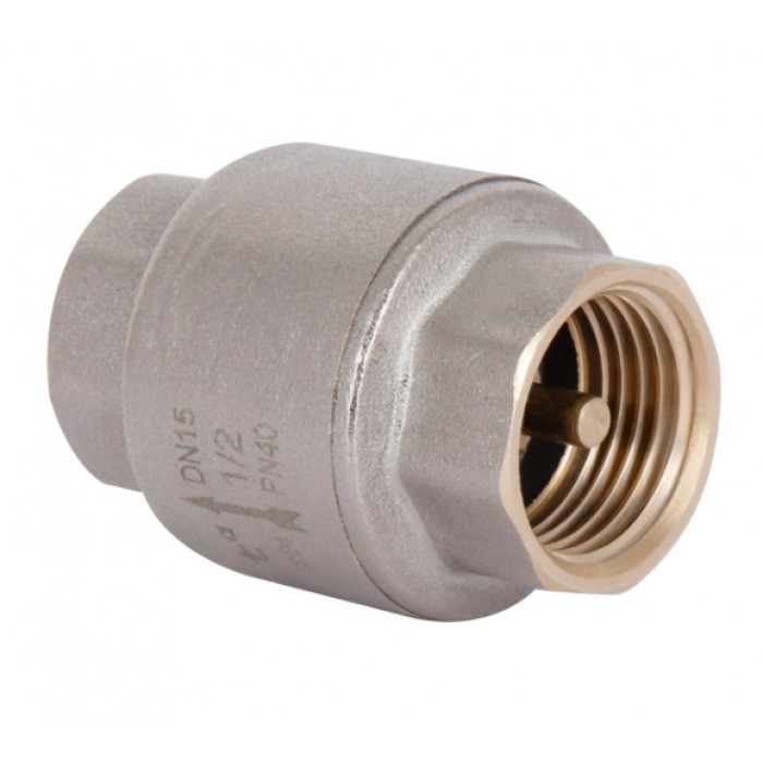 Обратный клапан Thermo Alliance Standart 1/2" ВВ TAS240W15 с латунным штоком