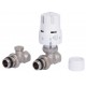 Комплект радиаторных кранов Thermo Alliance Standart SD353W15 с термоголовкой