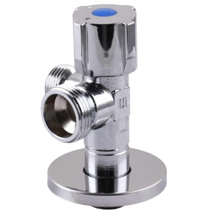 Приладовий кульовий подвійний кран SELBA 1/2"х1/2"х3/4" DOUBLE (SL1599)