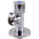 Приладовий кульовий подвійний кран SELBA 1/2"х1/2"х3/4" DOUBLE (SL1599)