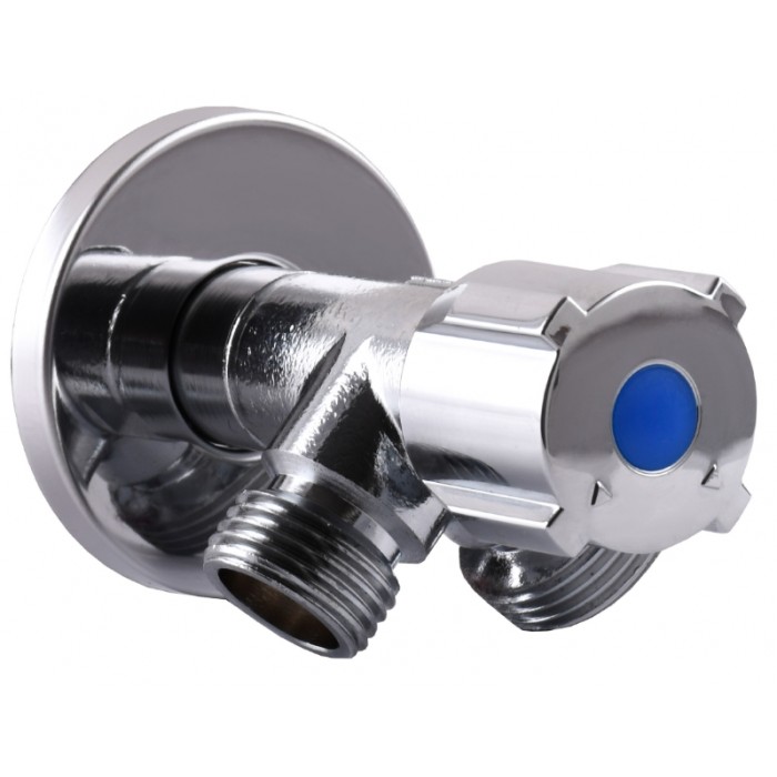 Приладовий кульовий подвійний кран SELBA 1/2"х1/2"х3/4" DOUBLE (SL1599)