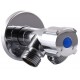 Приладовий кульовий подвійний кран SELBA 1/2"х1/2"х3/4" DOUBLE (SL1599)
