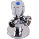 Приладовий кульовий подвійний кран SELBA 1/2"х1/2"х3/4" DOUBLE (SL1599)