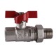 Кран кульовий SELBA PN40 1/2" з американкою