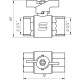 Кран кульовий SELBA PN40 3/4" ВВ SL1507