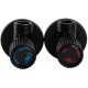 Комплект приладових кранів SOLOMON EXCLUSIVE 1/2"х1/2" 9889 Black