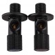 Комплект приладових кранів SOLOMON EXCLUSIVE 1/2"х1/2" 9889 Black