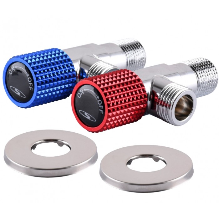 Комплект приладових кранів SOLOMON EXCLUSIVE 1/2"х1/2" 9889