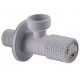 Приладовий кутовий кран SOLOMON EXCLUSIVE 1/2"х3/4" WW 989 WHITE Приладовий кутовий кран SOLOMON EXCLUSIVE 1/2"х3/4" WW 989 WHITE