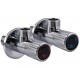 Комплект угловых кранов SOLOMON EXCLUSIVE 1/2"х1/2" 9889 CHROM