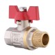 Кран шаровый SOLOMON 1/2″ НВ PN40 B1008 Кран шаровый SOLOMON 1/2″ НВ PN40 B1008