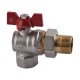 Кран угловой с американкой SOLOMON 1/2″ PN40 