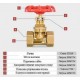 Задвижка вентильная SOLOMON 1/2" ВВ PN16 Задвижка вентильная SOLOMON 1/2" ВВ PN16